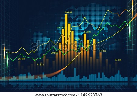 Stock Market Forex Trading Graph Graphic Stockillustration - 